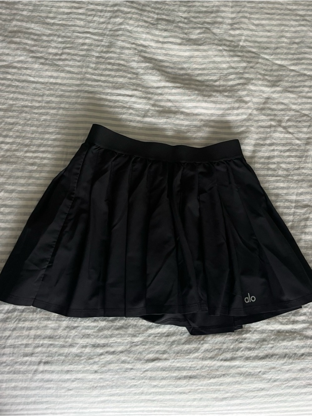 ALO Yoga Black Athletic Skirt